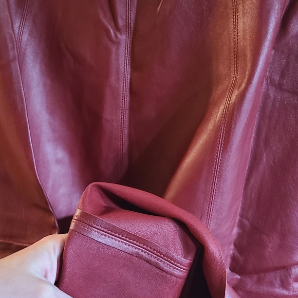 Kate Spade genuine lambskin leather skirt - Picture 8 of 8